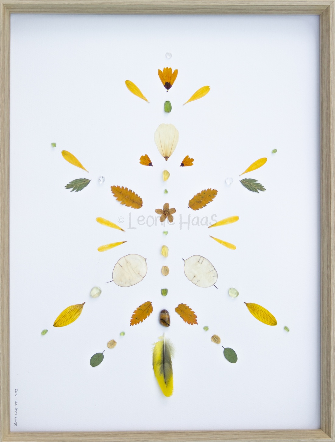 Natuur-wijzer energetisch schilderij edelsteen