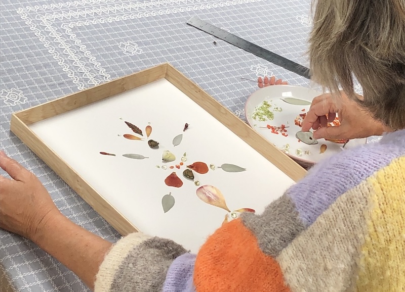 natuur-wijzer workshop edelsteen schilderij